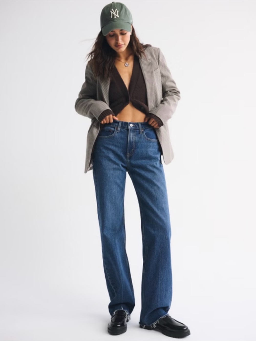 Abercrombie & Fitch 90’s relaxed raw hem Jeans - 29 Long (curve love)